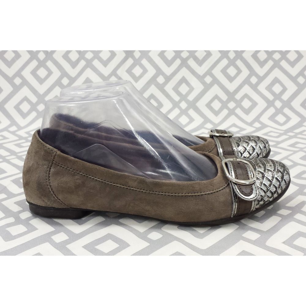 AGL Attilio Giusti Leombruni Cap Toe Ballet Flats - Picture 2 of 13
